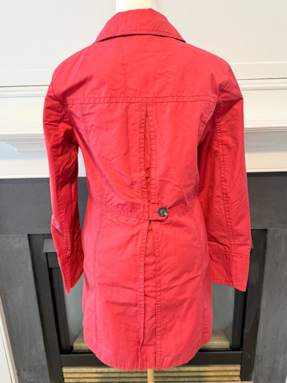 💖 Pink Utility Jacket Lightweight Button Front | Eddie Bauer | Size M - Picture 8 of 16